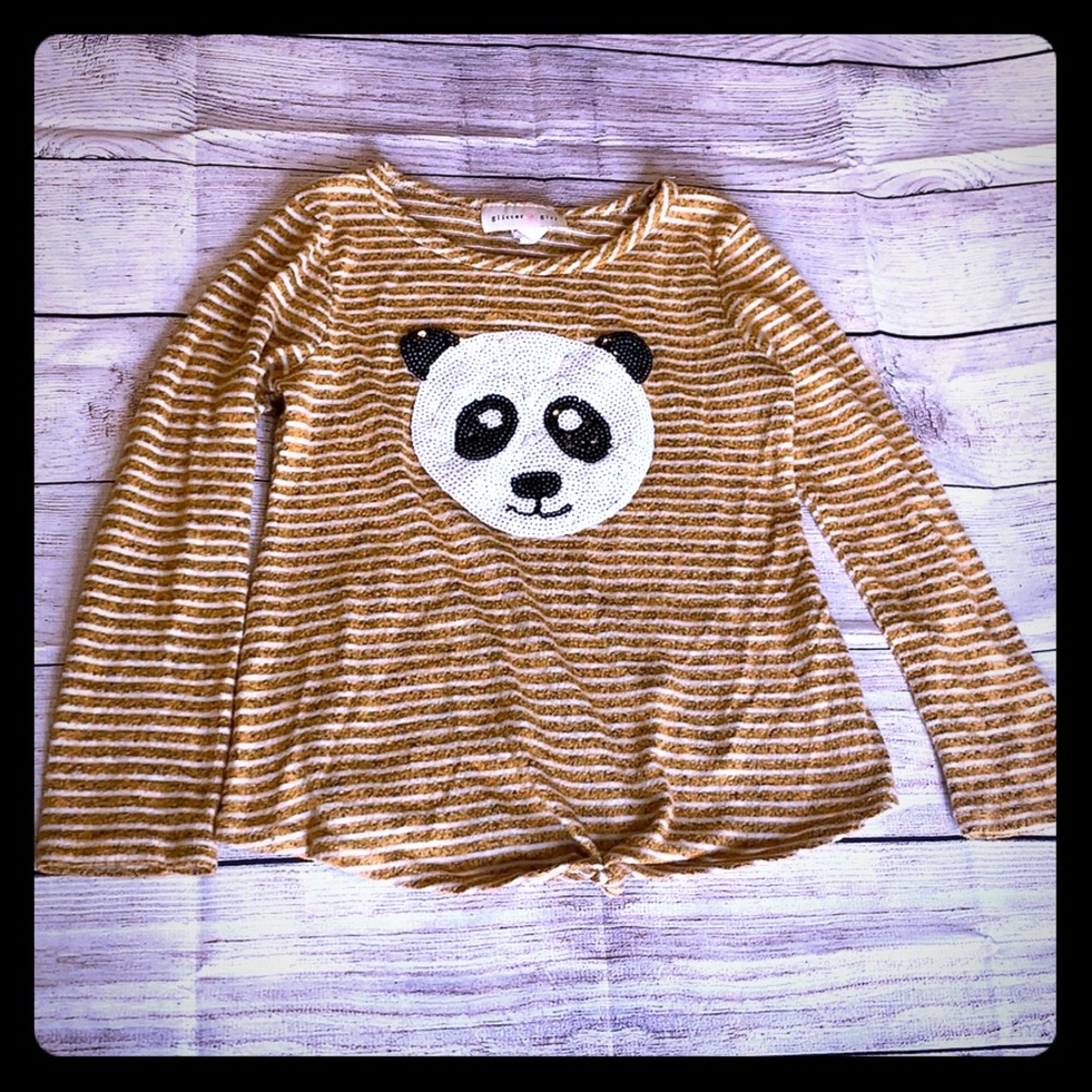 Girls Panda Shirt
